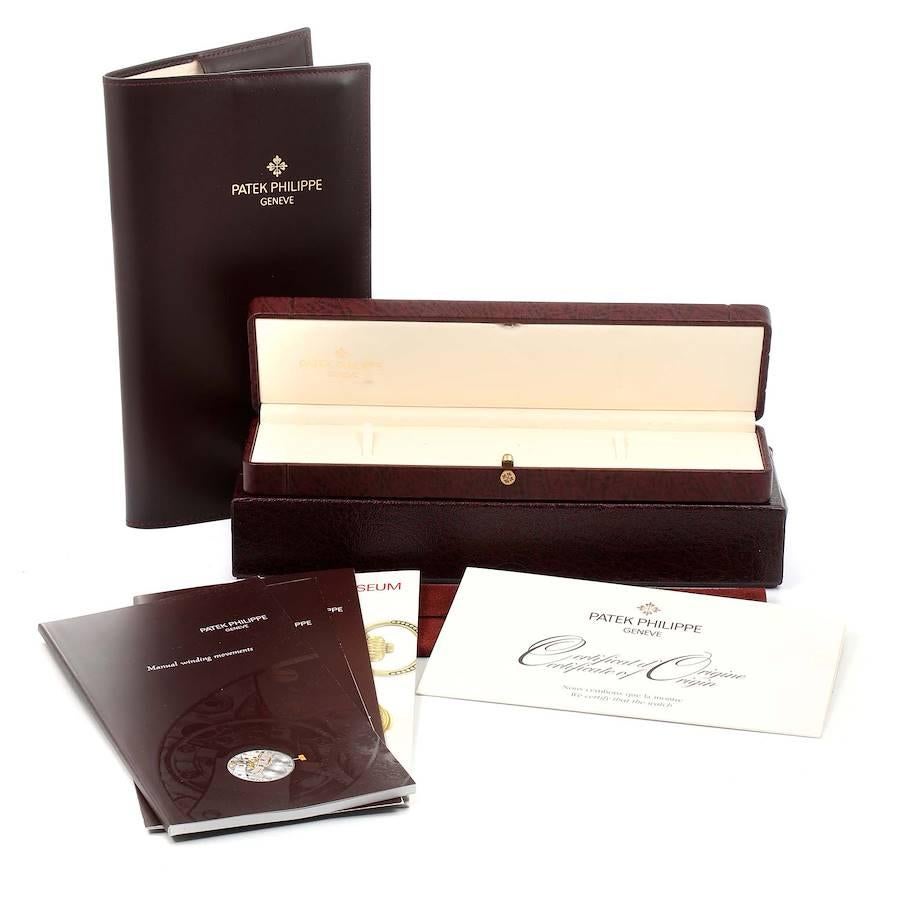 Patek Philippe Calatrava Officier Rose Gold Men's Watch 5022 Box Papers 9