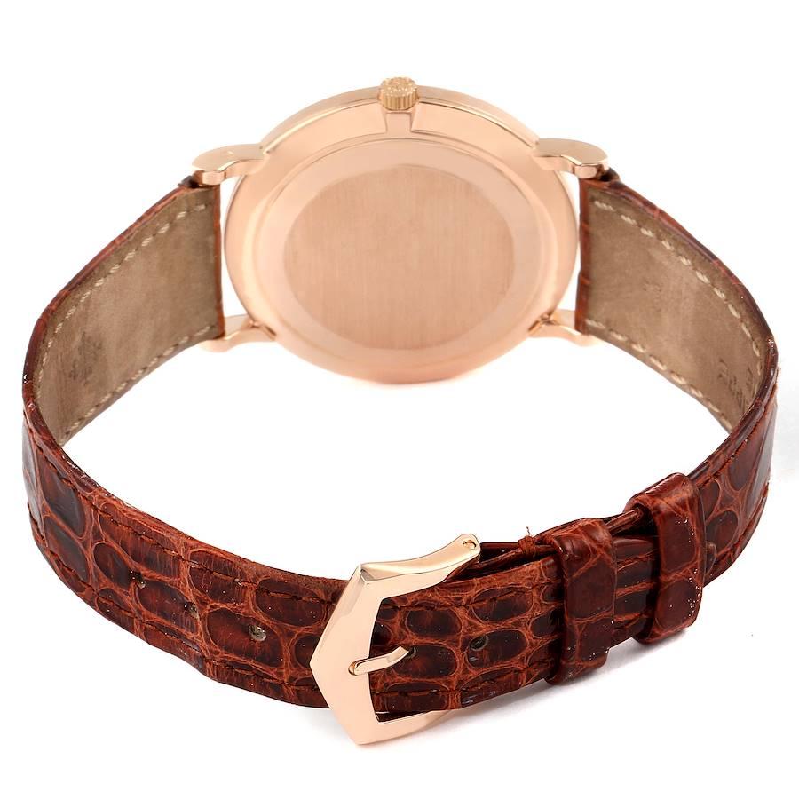 Patek Philippe Calatrava Officier Rose Gold Men's Watch 5022 Box Papers For Sale 2