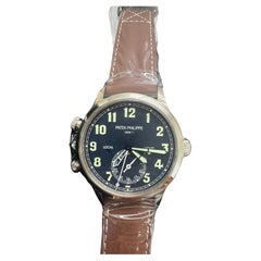 Patek Philippe Calatrava Pilot Reisezeit 5524G - Blaues Zifferblatt