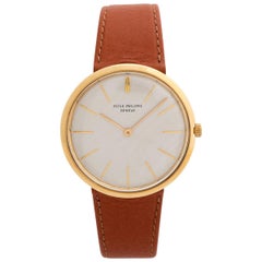 Patek Philippe Calatrava Ref 2591, 18 Karat Gold, wunderbarer Originalzustand