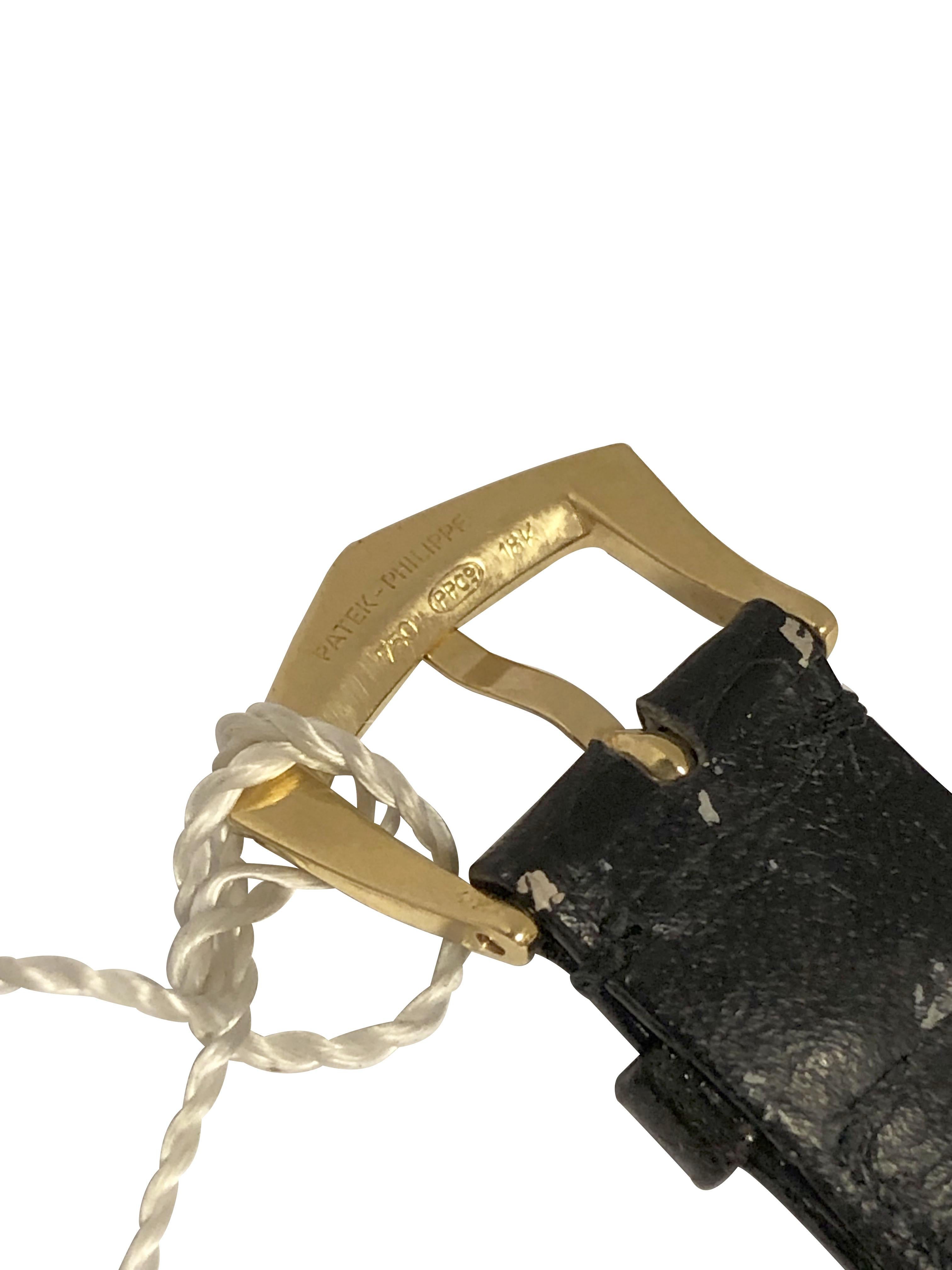 Patek Philippe Calatrava Réf. 3919 Montre-bracelet mécanique en or jaune en vente 1