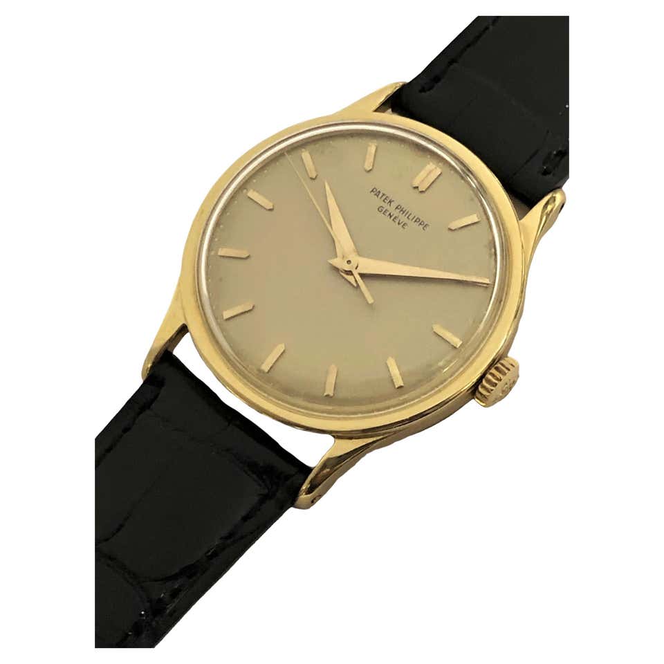 Patek Philippe Ref 96 Calatrava Vintage 1945 Yellow Gold Mechanical ...