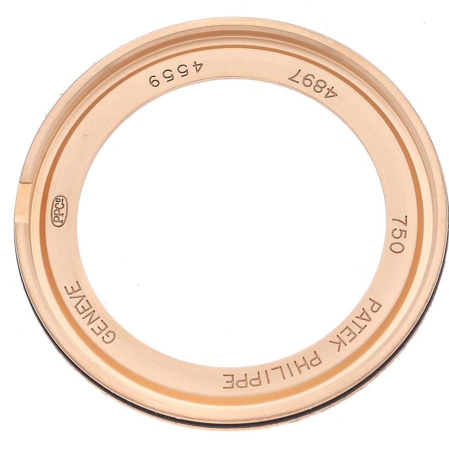 Women's Patek Philippe Calatrava Rose Gold Brown Dial Ladies Watch 4897R For Sale