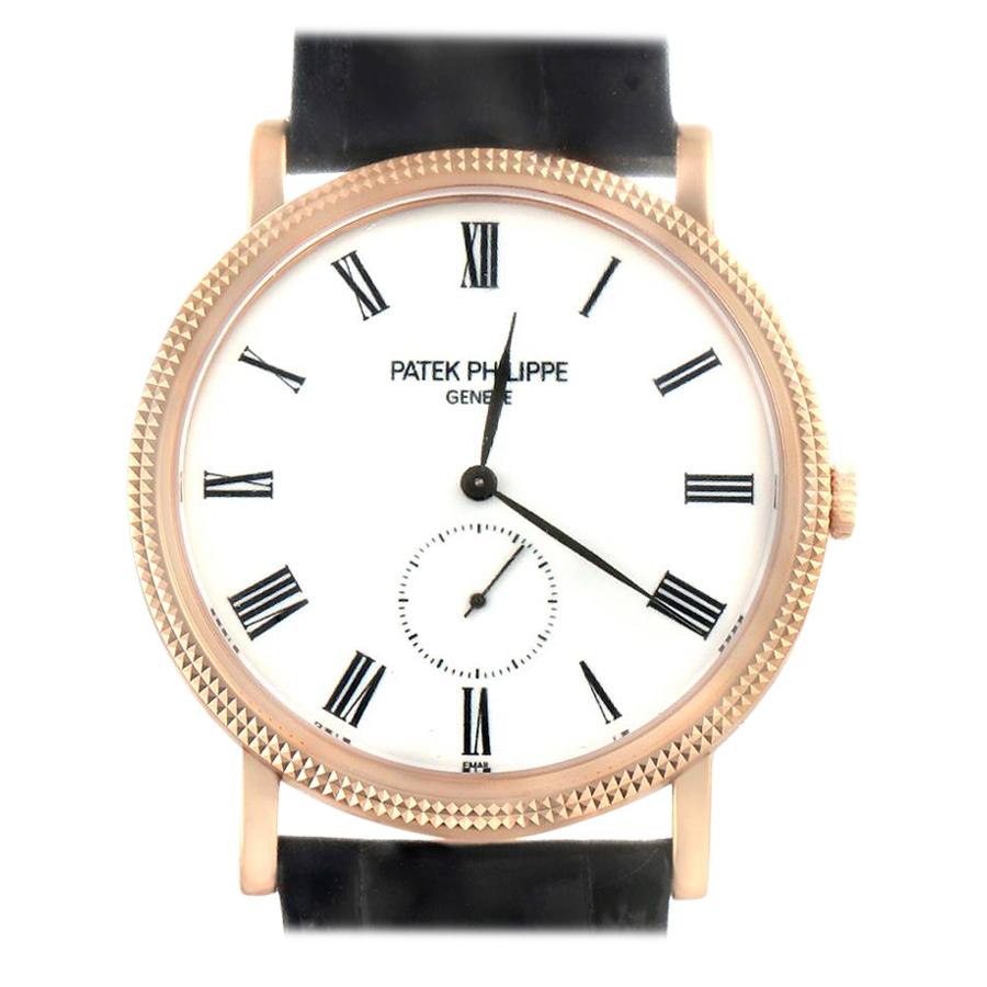 Patek Philippe Calatrava Rose Gold Men's Watch 5116 Unworn Sealed For Sale