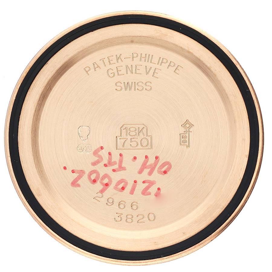 Patek Philippe Calatrava Rose Gold Vintage Unisex Watch 3820 Papers 1