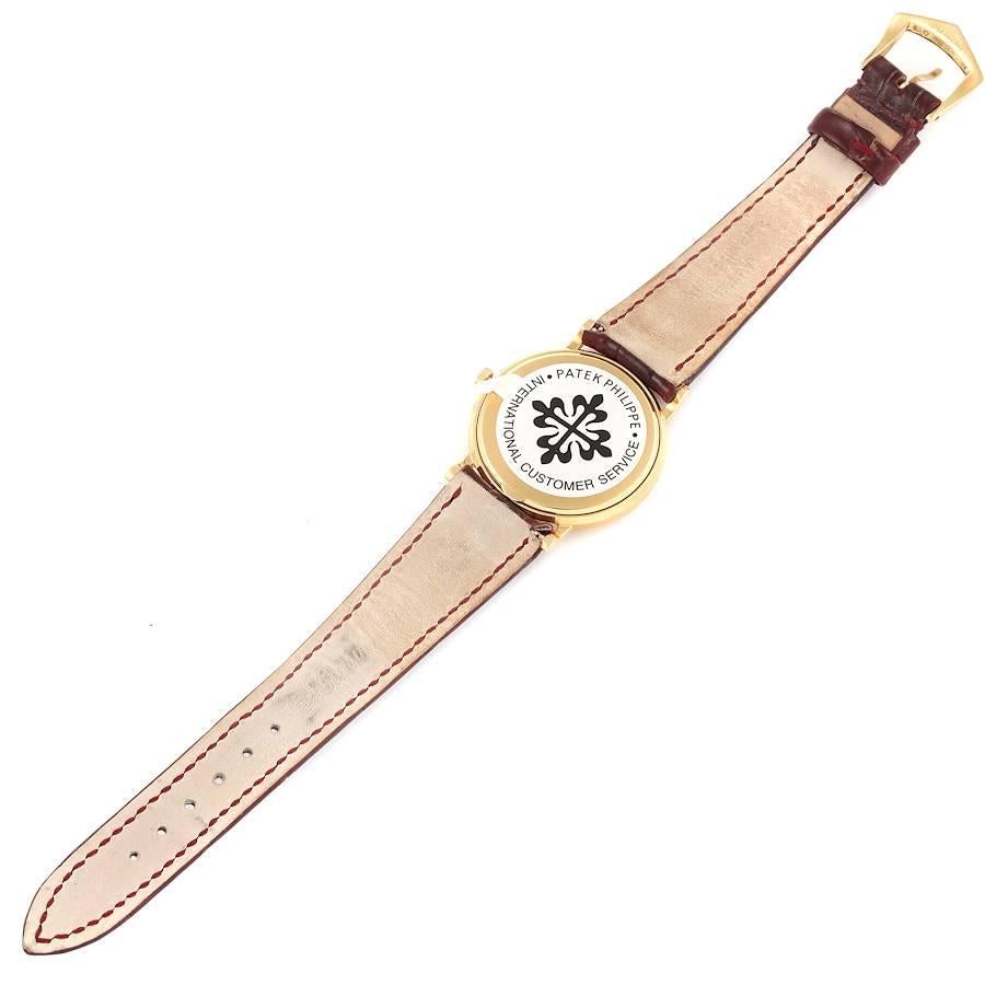 Patek Philippe Calatrava Tiffany Yellow Gold Automatic Mens Watch 3802 3