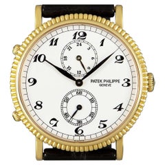 Patek Philippe Calatrava Travel Time 18k Yellow Gold White Dial B&P