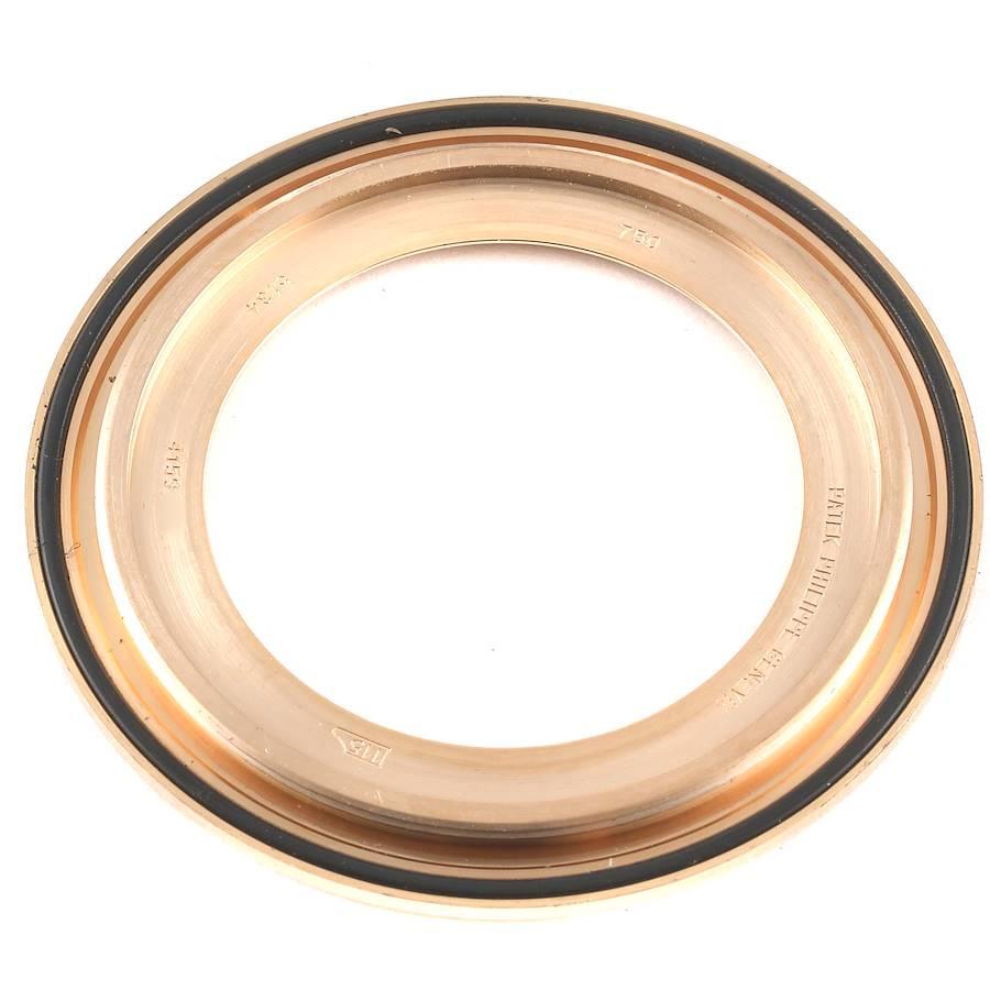 Patek Philippe Calatrava Travel Time Rose Gold White Dial Mens Watch 5134 In Excellent Condition In Atlanta, GA