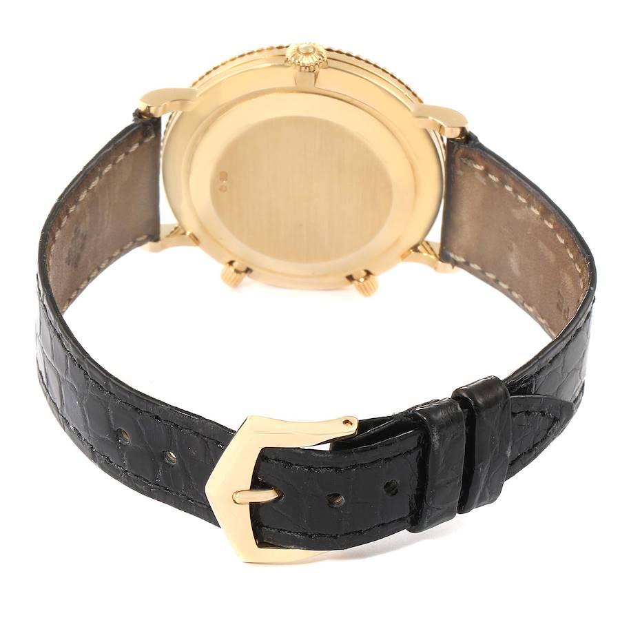 Gelbgold-Herrenuhr 5034 von Patek Philippe Calatrava mit Boxpapieren im Angebot 5