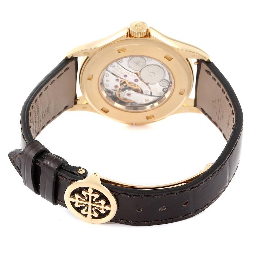 Patek Philippe Calatrava Travel Time Yellow Gold Mens Watch 5134 4