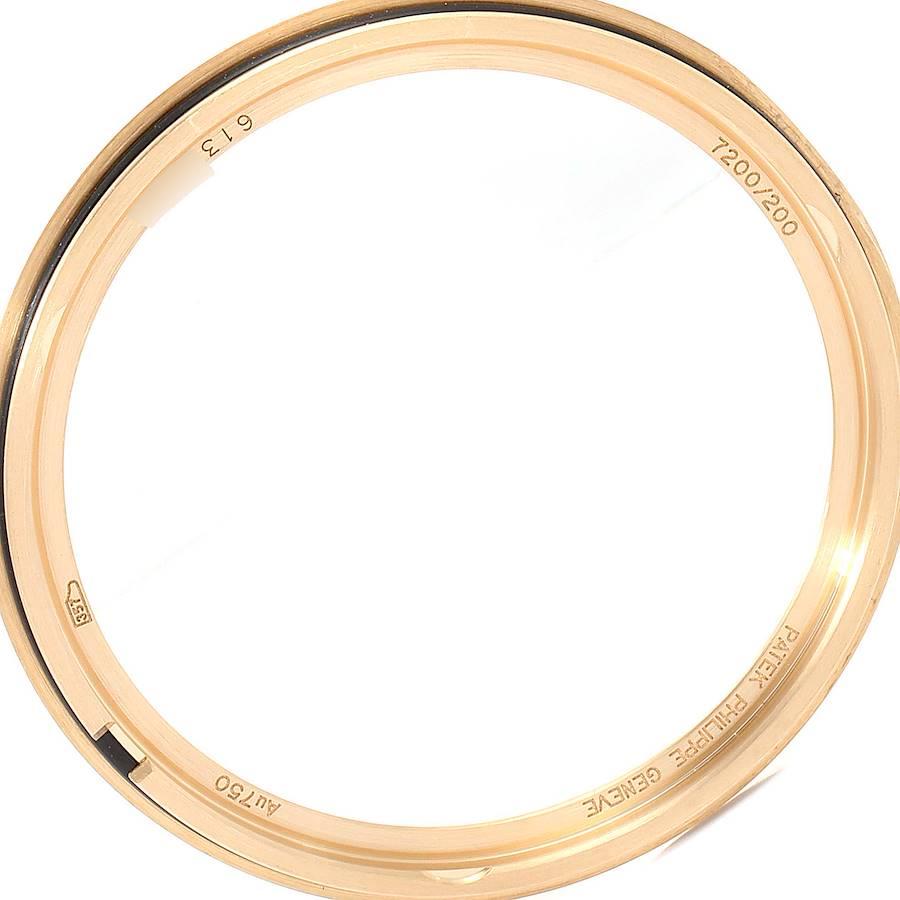 Patek Philippe Calatrava Ultra Thin Rose Gold Diamond Ladies Watch 7200 For Sale 1