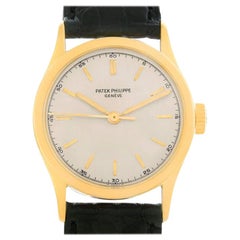 Patek Philippe Calatrava Vintage 18 Karat Yellow Gold Watch 2457, Year 1951
