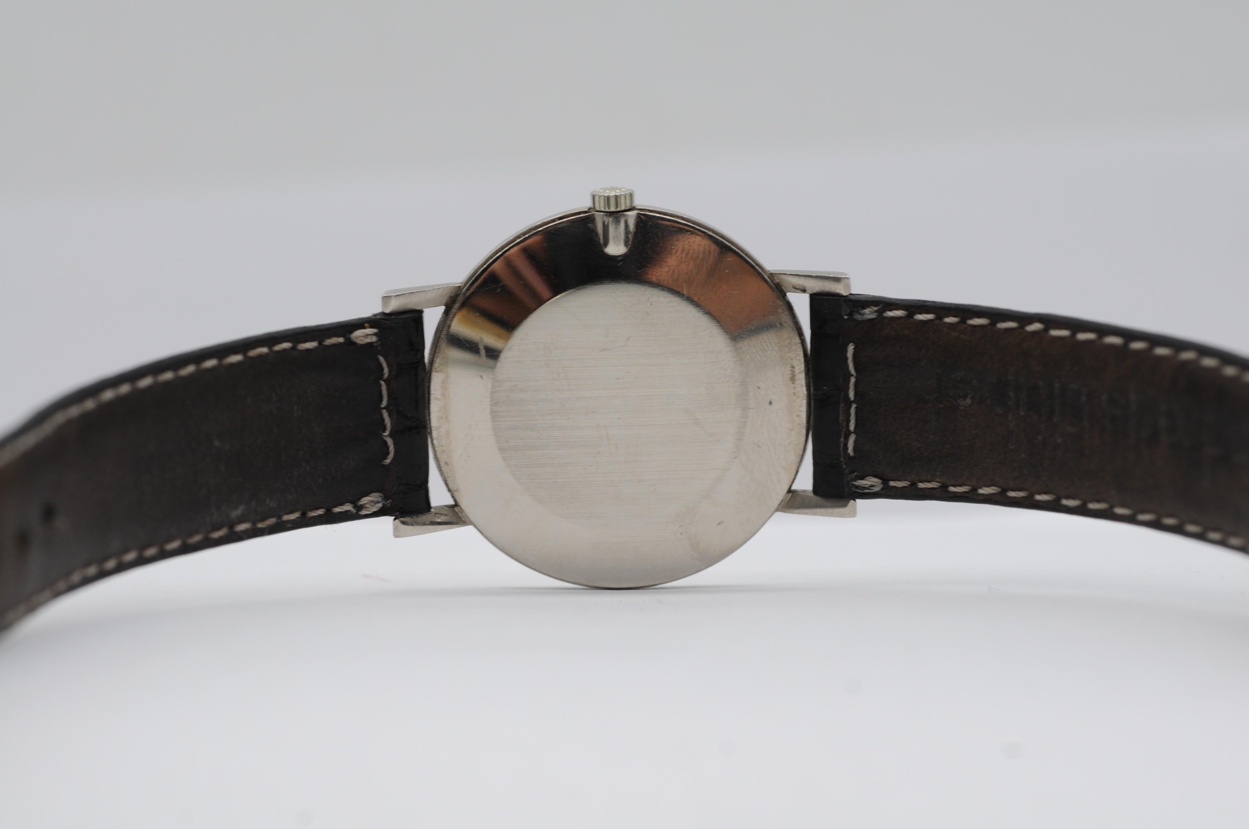 Patek Philippe Calatrava Vintage 18K White Gold 31mm Manual Wind Ref. 3512 For Sale 6
