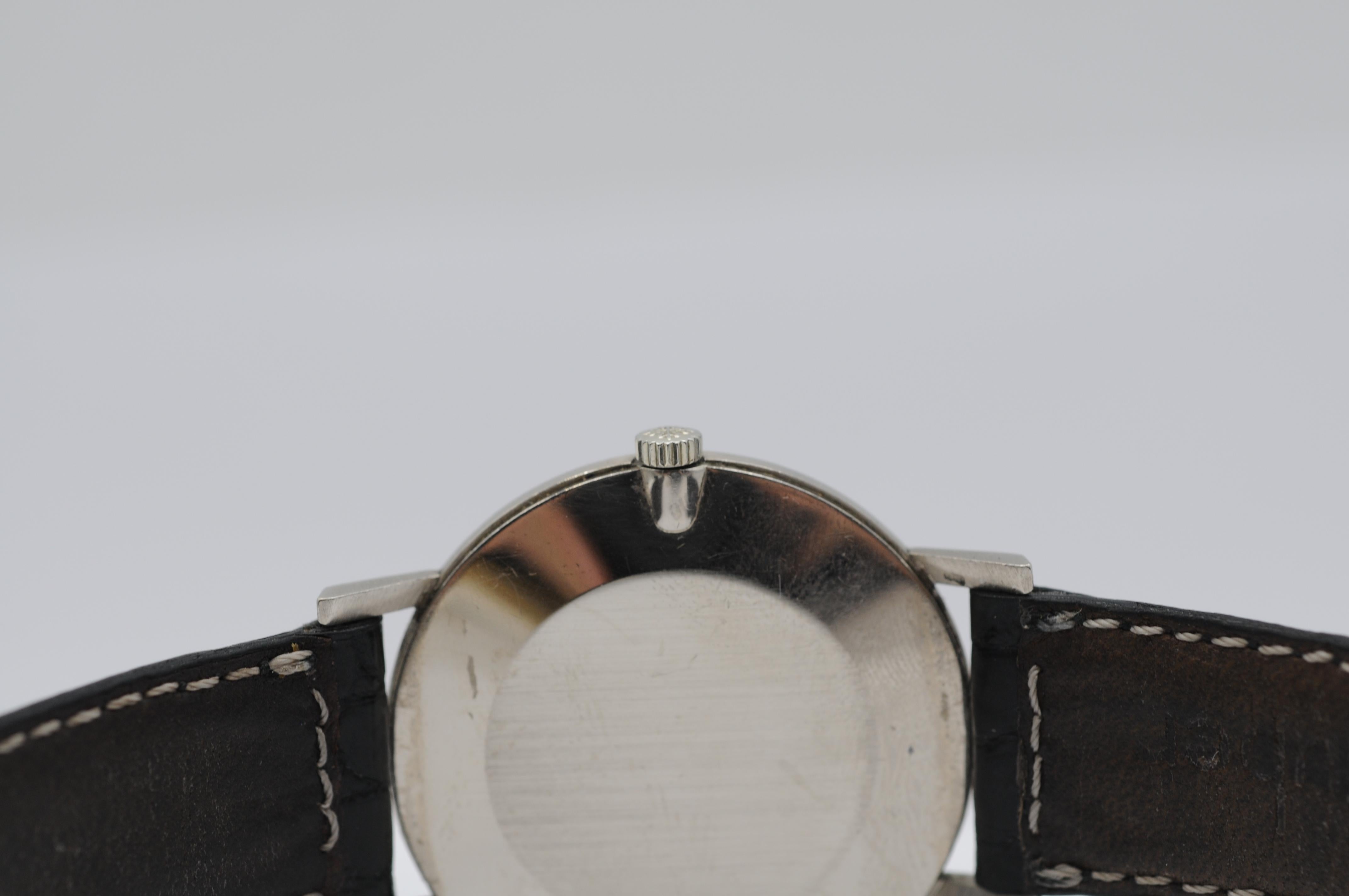 Patek Philippe Calatrava Vintage 18K White Gold 31mm Manual Wind Ref. 3512 For Sale 8