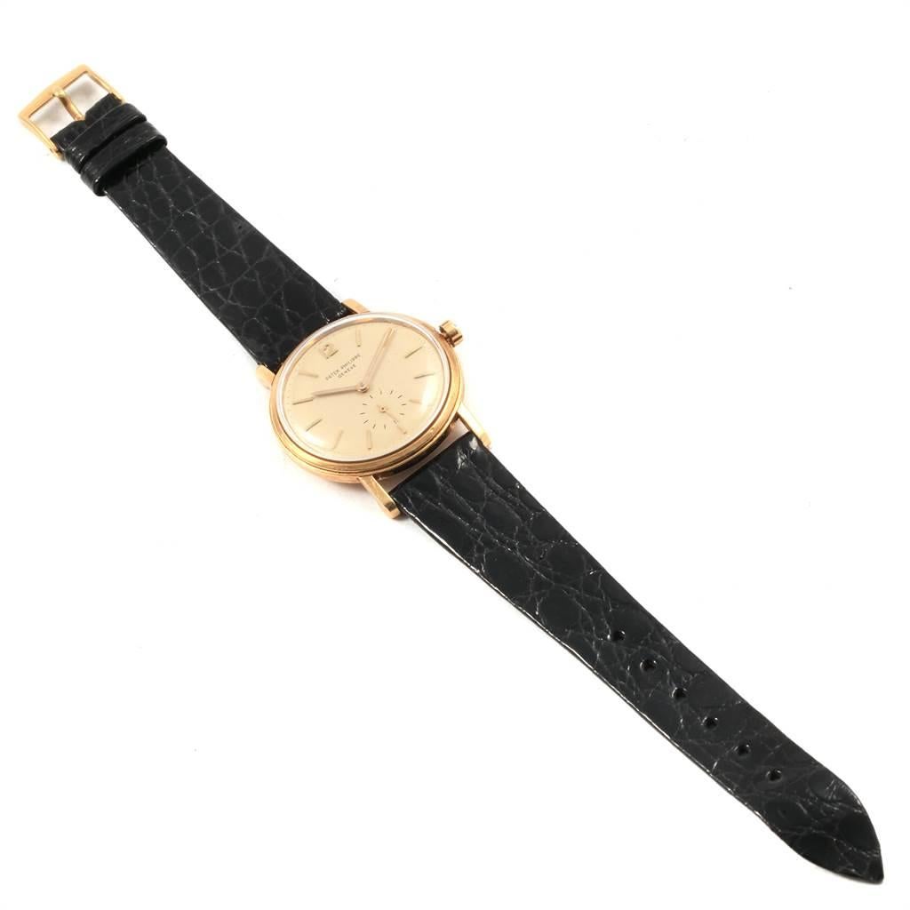 Patek Philippe Calatrava Vintage Yellow Gold Automatic Men's Watch 3435 6