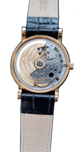 Patek Philippe 'Calatrava' Watch 18 Karat Gold Auto