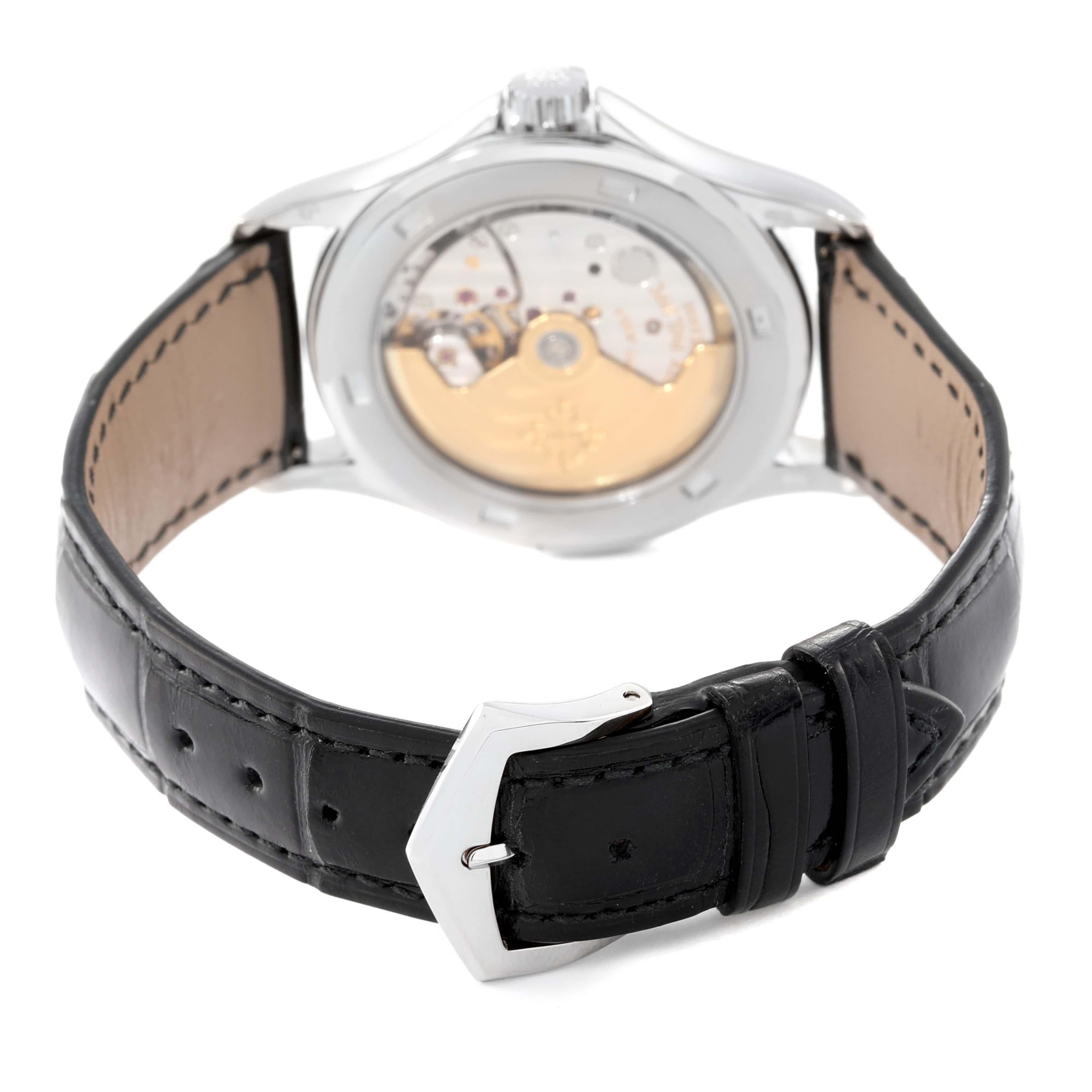 Patek Philippe Calatrava White Gold Automatic Mens Watch 5117 For Sale 1