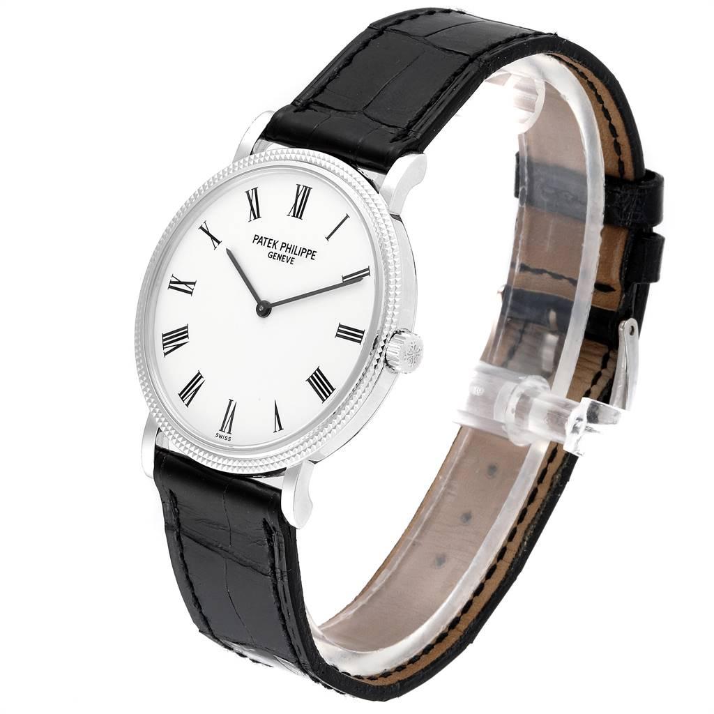 Patek Philippe Calatrava White Gold Automatic Men's Watch 5120 Box Papers 1
