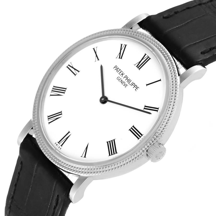 Patek Philippe Calatrava Weißgold Automatik-Herrenuhr 5120G Papier im Angebot 2