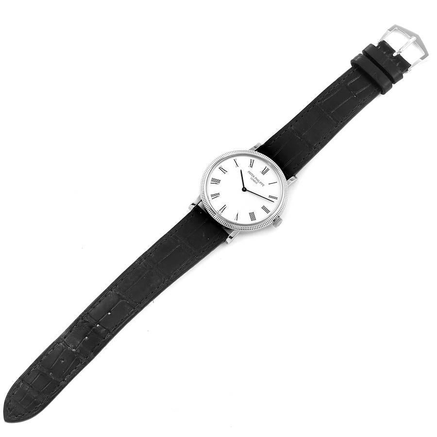 Patek Philippe Calatrava Weißgold Automatik-Herrenuhr 5120G Papier im Angebot 6