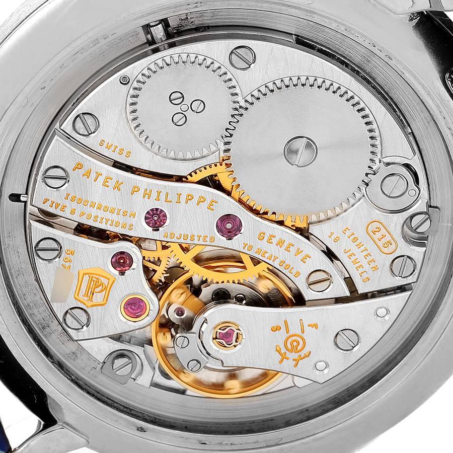 Patek Philippe Calatrava White Gold Cream Dial Diamond Ladies Watch 7120 For Sale 3