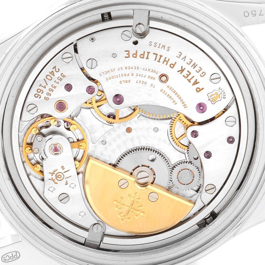 Patek Philippe Calatrava White Gold Grey Dial Mens Watch 6000 For Sale 3