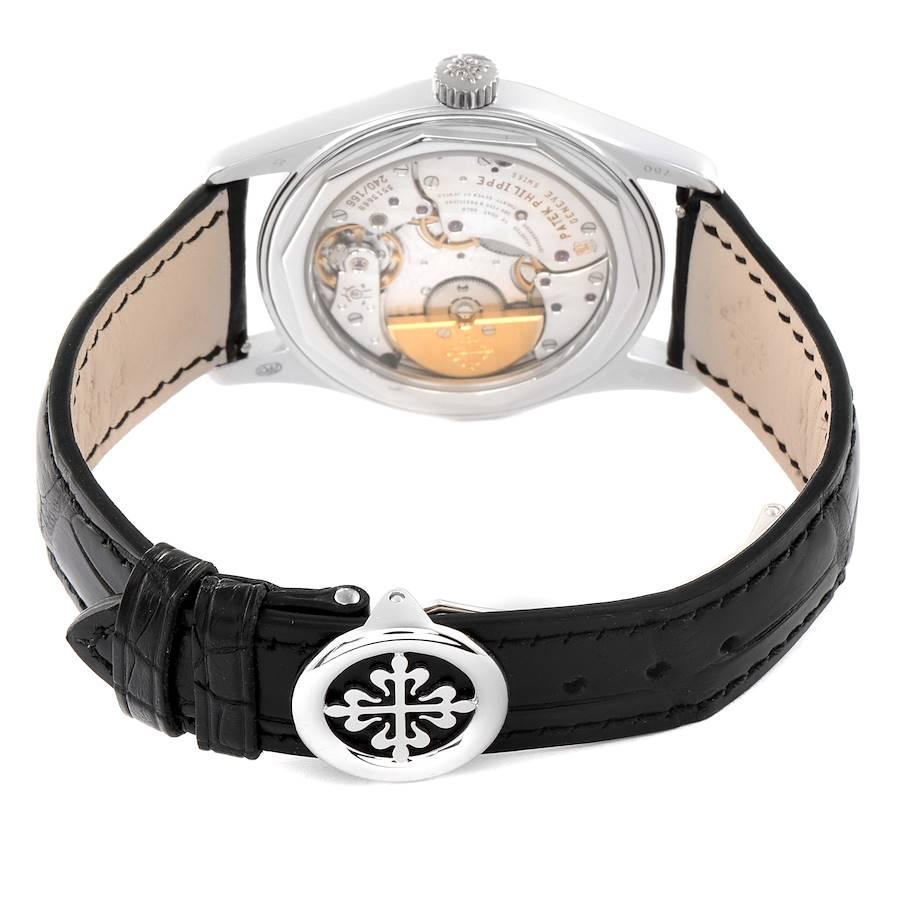 Patek Philippe Calatrava White Gold Grey Dial Mens Watch 6000 For Sale 4