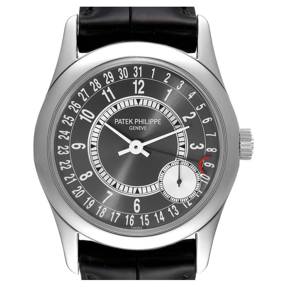 Patek Philippe White Gold Calatrava Wristwatch Ref 5196G For Sale At 