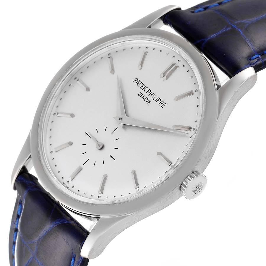 Patek Philippe Calatrava White Gold Mechanical Mens Watch 5196 For Sale 1