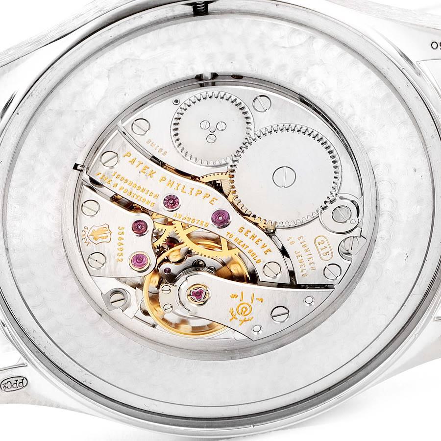 Patek Philippe Calatrava White Gold Mechanical Mens Watch 5196 For Sale 3
