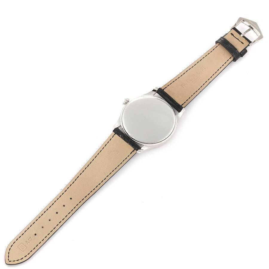 Patek Philippe Calatrava Orologio meccanico da uomo in oro bianco 5196G 3