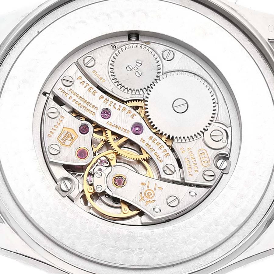 Patek Philippe Calatrava White Gold Mechanical Mens Watch 5196G In Excellent Condition In Atlanta, GA