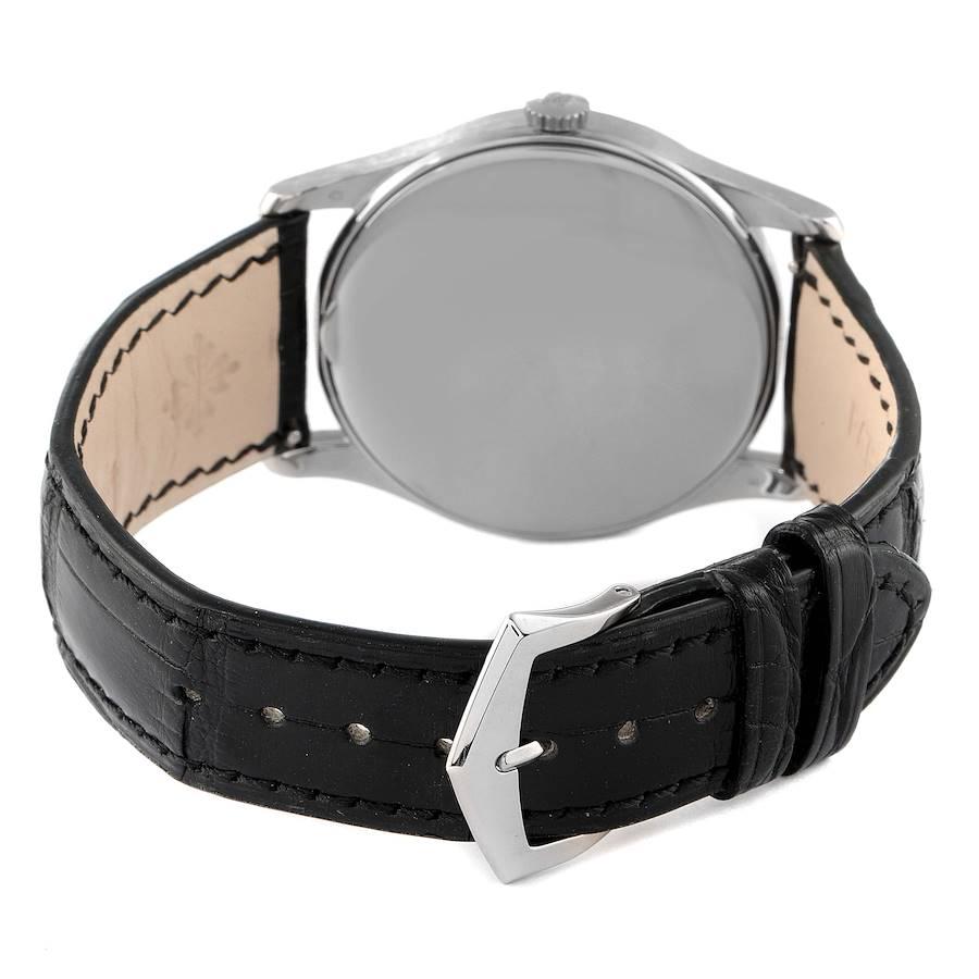 Mechanische Herrenuhr 5196G von Patek Philippe Calatrava aus Weißgold im Angebot 5