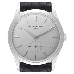 Patek Philippe Calatrava White Gold Mechanical Mens Watch 5196G