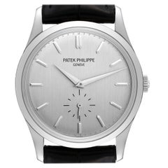 Patek Philippe Calatrava White Gold Mechanical Mens Watch 5196G