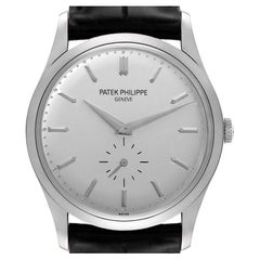 Patek Philippe Calatrava White Gold Mechanical Mens Watch 5196G