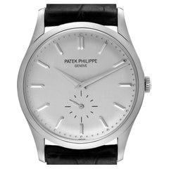 Patek Philippe Calatrava White Gold Mechanical Mens Watch 5196G