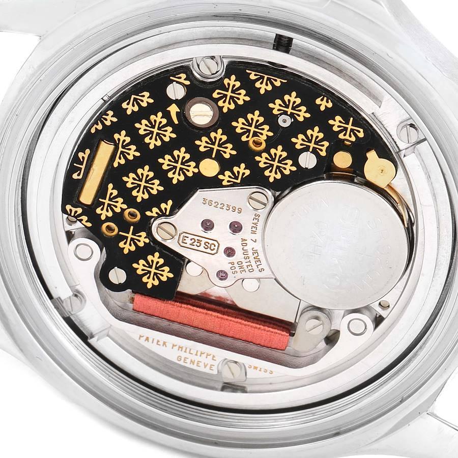 Herrenuhr, Patek Philippe Calatrava, Weißgold, Pilot, Reisezeit 5524 im Angebot 3