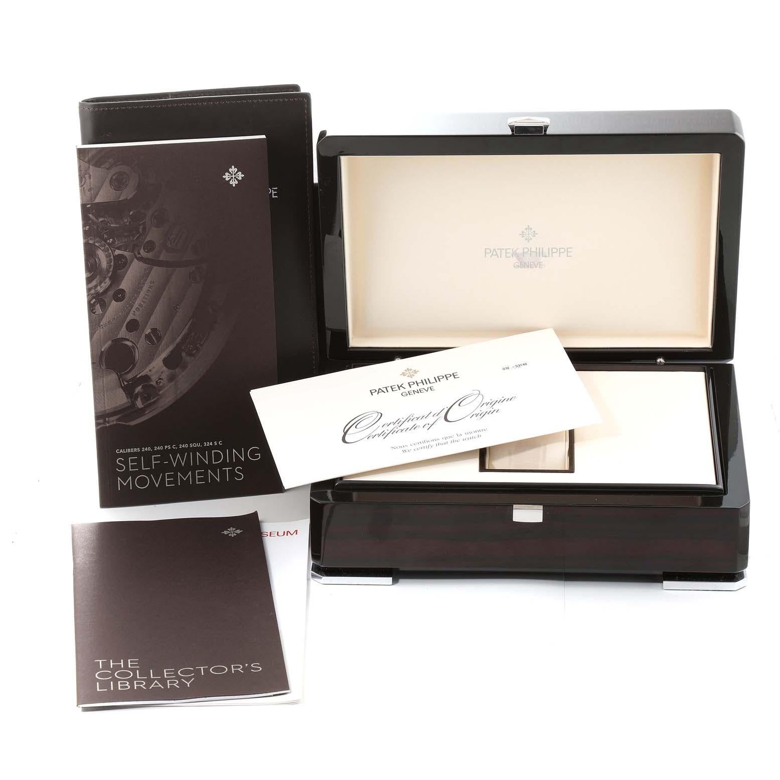 Patek Philippe Calatrava White Gold Silver Dial Mens Watch 5296 Box Papers 8