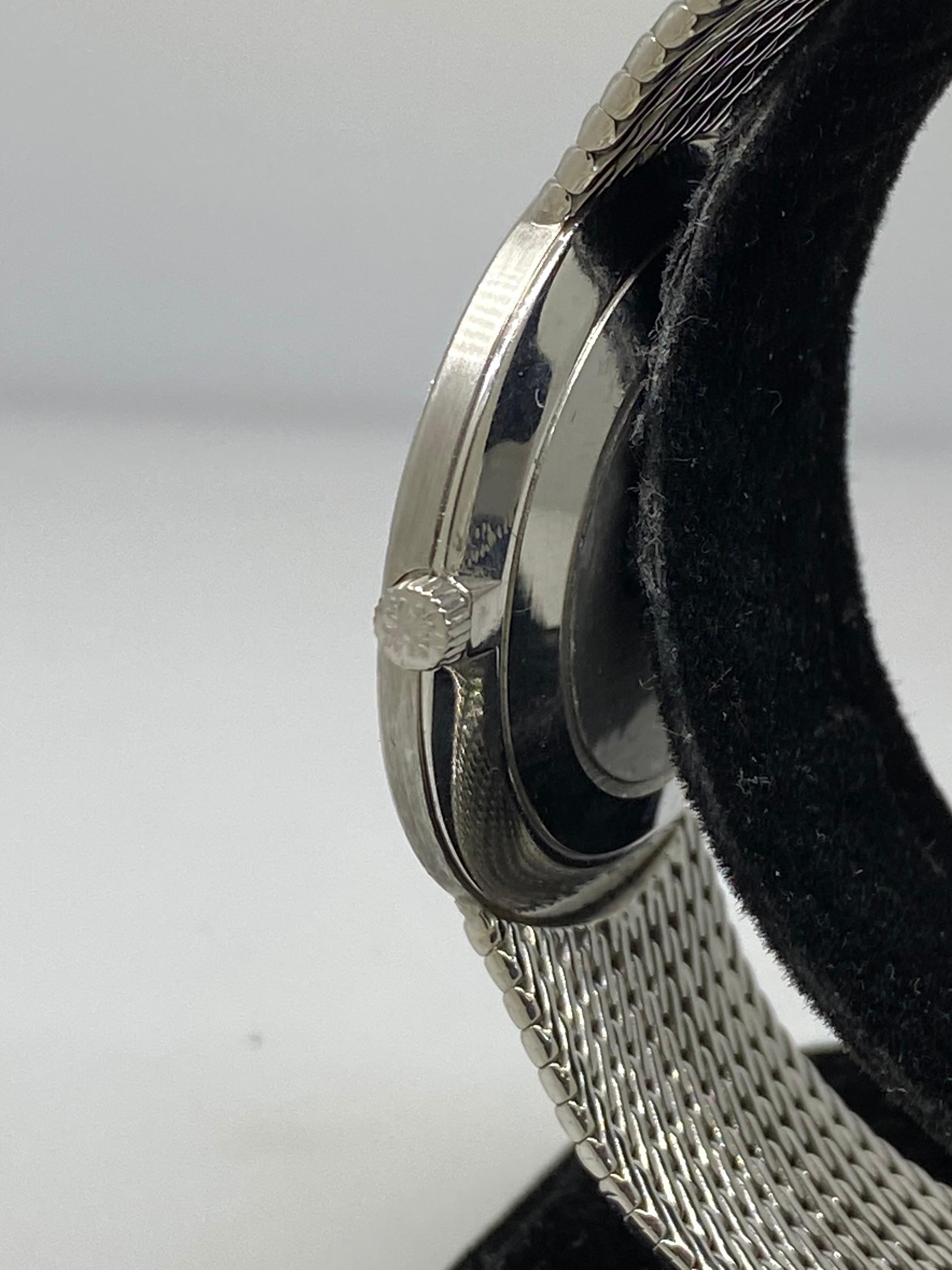 Patek Philippe Calatrava White Gold White Dial Bracelet Men's Watch 3919 For Sale 3