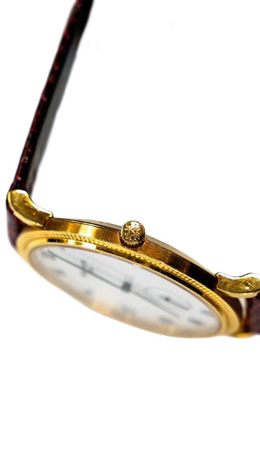 Stile impero Patek Philippe Calatrava Bianco Orologio Unisex per Adulti - 3919J in vendita