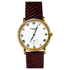 Patek Philippe Calatrava Bianco Orologio Unisex per Adulti - 3919J