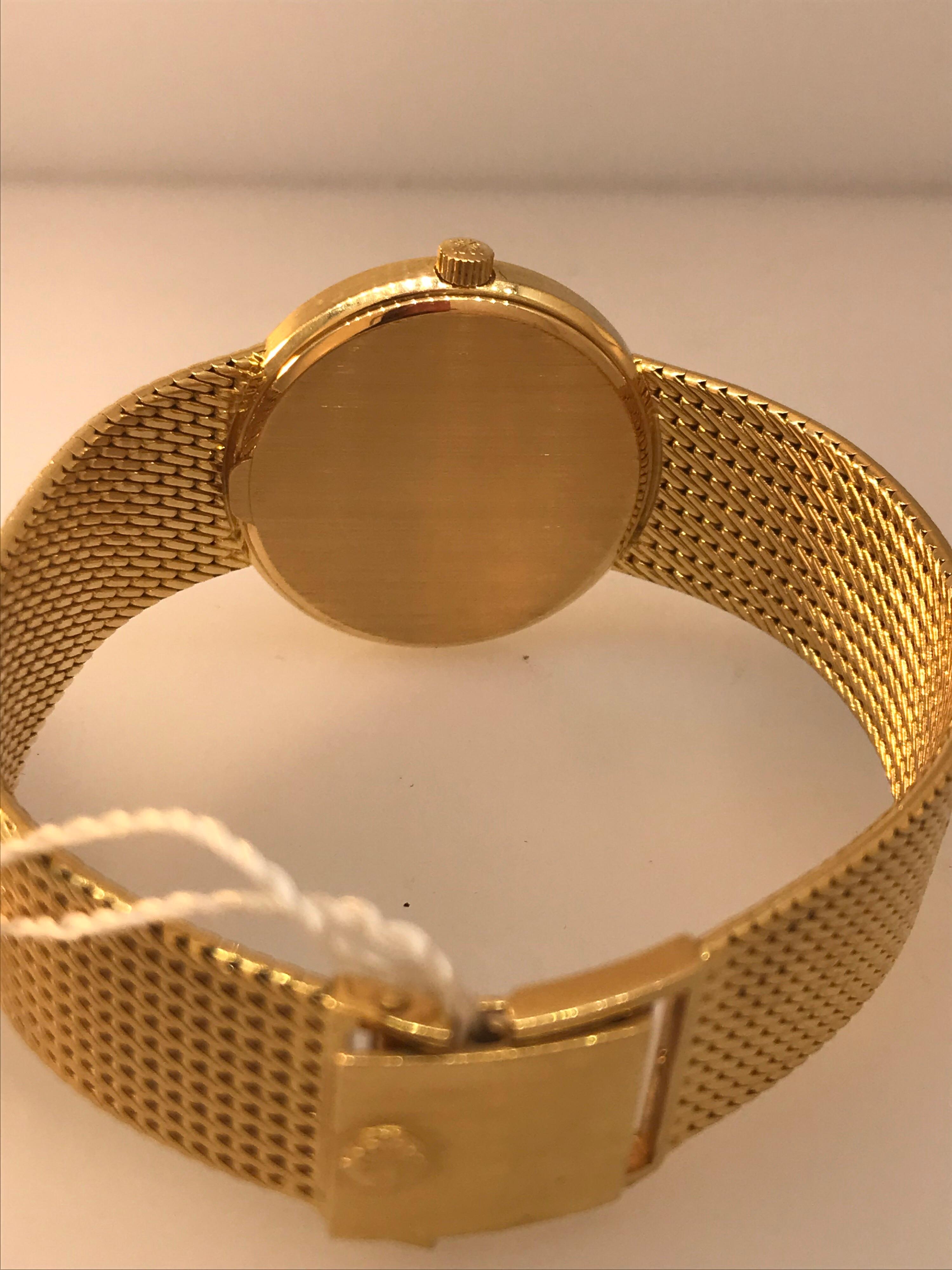 Patek Philippe Calatrava Yellow Gold Automatic Bracelet Men's Watch 3802/205J 5