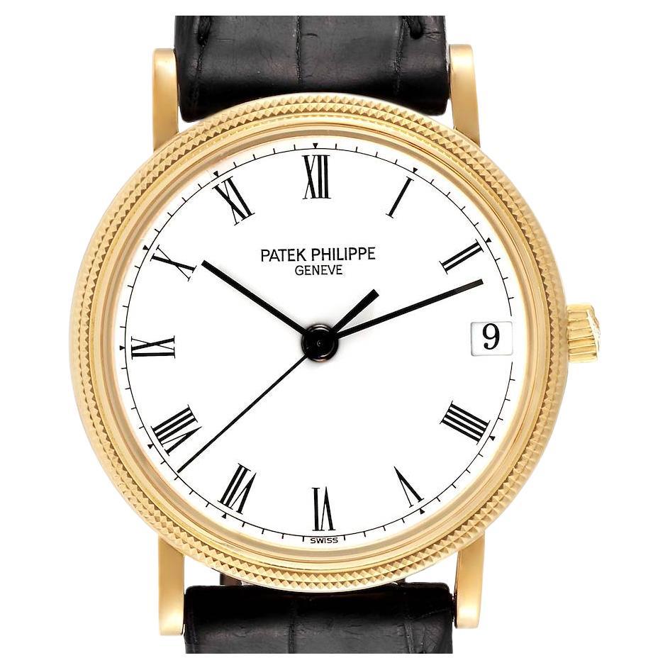 Patek Philippe Calatrava Yellow Gold Automatic Mens Watch 3802