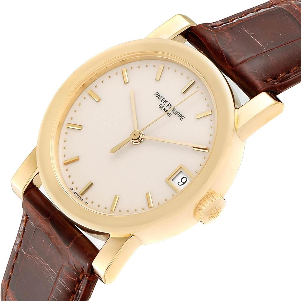 Patek Philippe Calatrava Yellow Gold Automatic Men's Watch 5012 Papers In Excellent Condition In Atlanta, GA