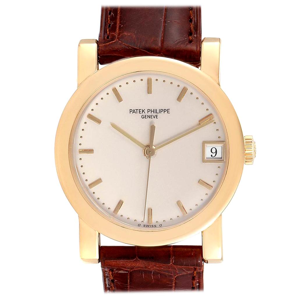 Patek Philippe Calatrava Yellow Gold Automatic Men's Watch 5012 Papers For Sale
