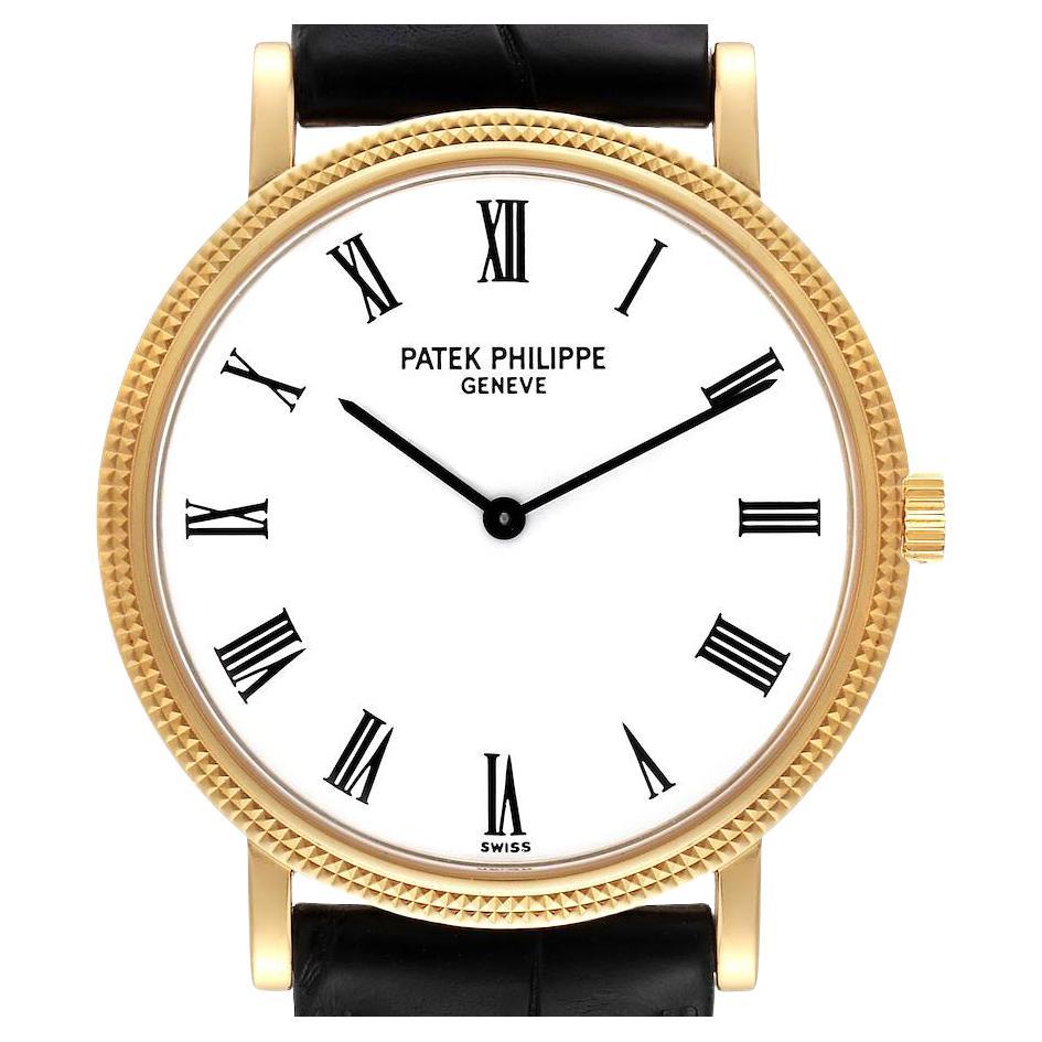 Patek Philippe Calatrava Yellow Gold Automatic Mens Watch 5120 For Sale