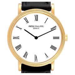 Patek Philippe Calatrava Yellow Gold Automatic Mens Watch 5120