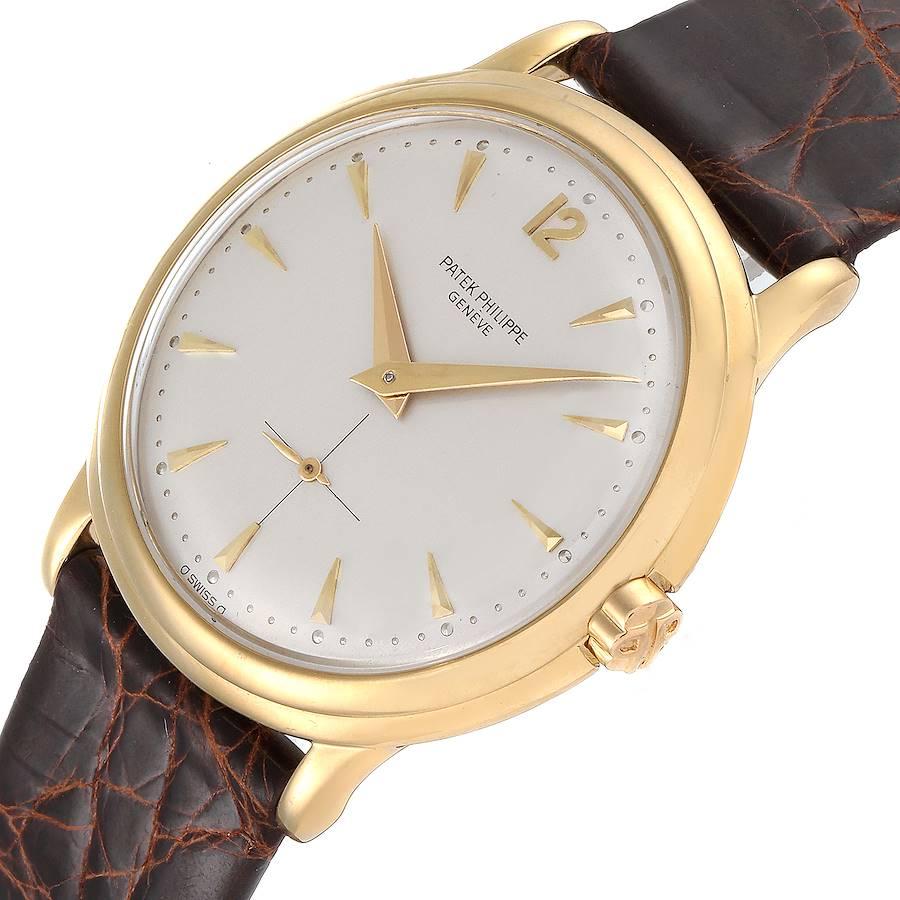 Patek Philippe Calatrava Yellow Gold Automatic Vintage Mens Watch 2552 For Sale 1