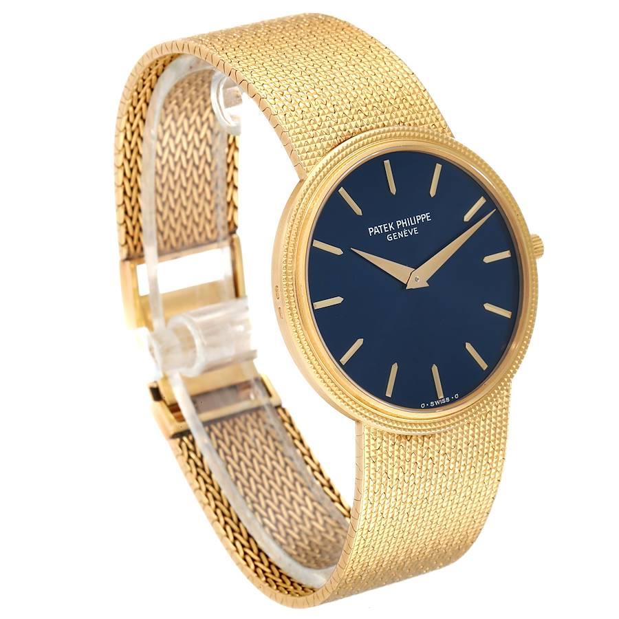 patek philippe blue and gold